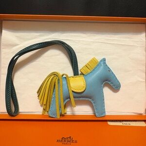 Hermes Rodeo leather Bag Charm